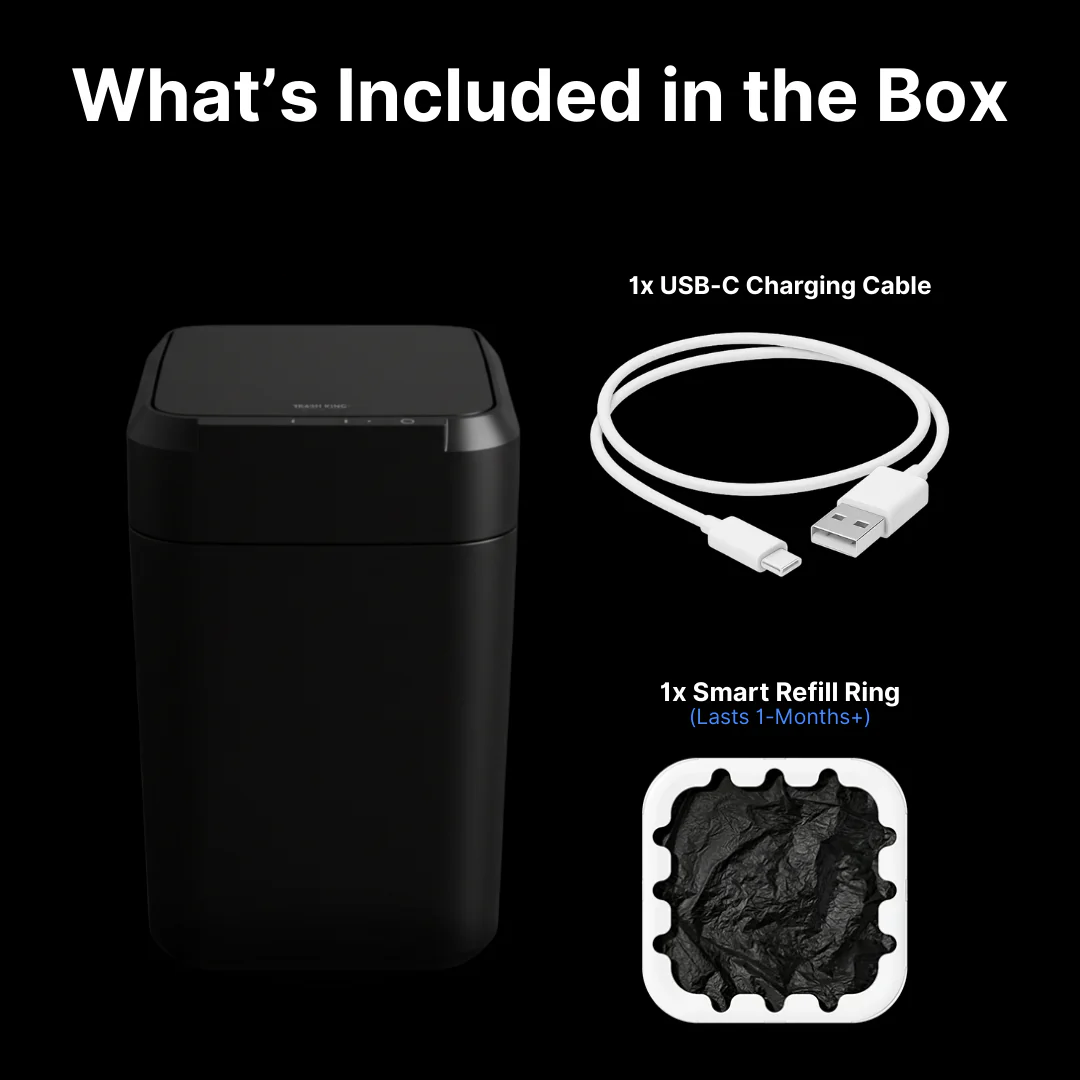 Royal Trash Bin box contents